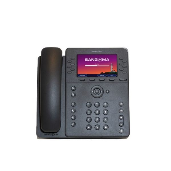 Picture of Sangoma 1TELP330LF 4.3 in. HD Voice Gigabit Ethernet 2 x USB 12-Line Wi-Fi Phone