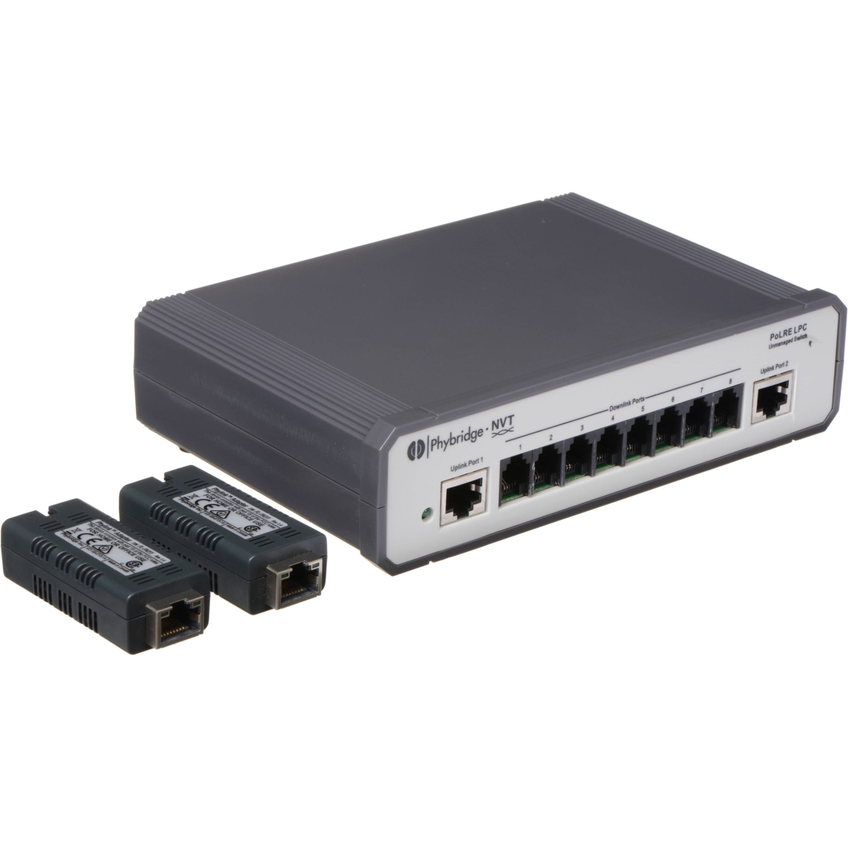 8 Port Long Reach Single Pair UTP PoE Unmanaged Switch
