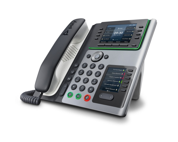 Picture of Plantronics 2200-87835-001 Poly Edge E400 IP Desk Phone with NA Power Supply