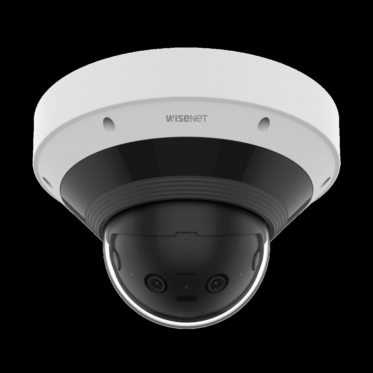 PNM-C9022RV 65 ft. 8MP Panoramic Camera with AI & IR - Panoramic Multi-Sensor, White