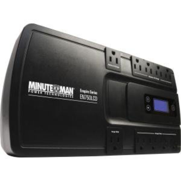 Picture of Minuteman EN900LGU Enspire Series Standby UPS 900VA 5-Battery & 5-Surge LCD USB Chargers