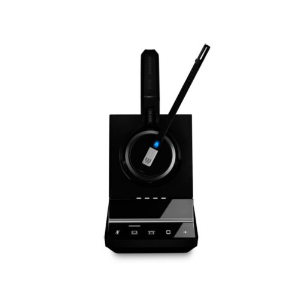 1000605 Stereo Wireless DECT Double Sided Headset System with Base without Bluetooth Dongle -  EPOS