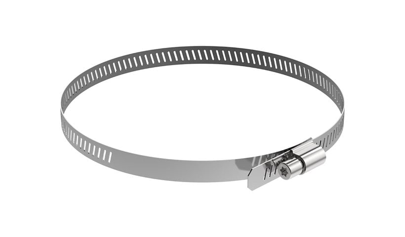 SBP-060S Stainless Steel Mount Strap for a Wall-Pole Mount - Silver, Pack of 2