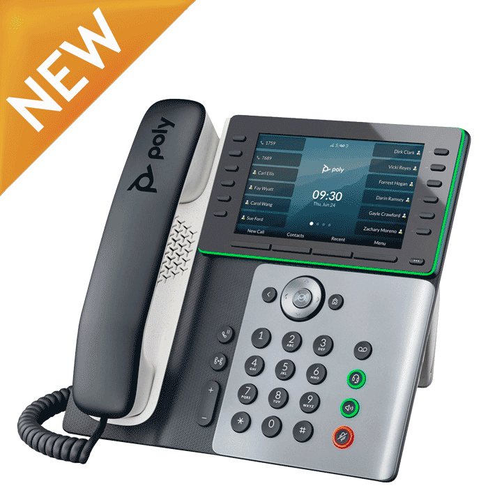 82M91AA PoE-Enabled IP Phone for Poly Edge E550