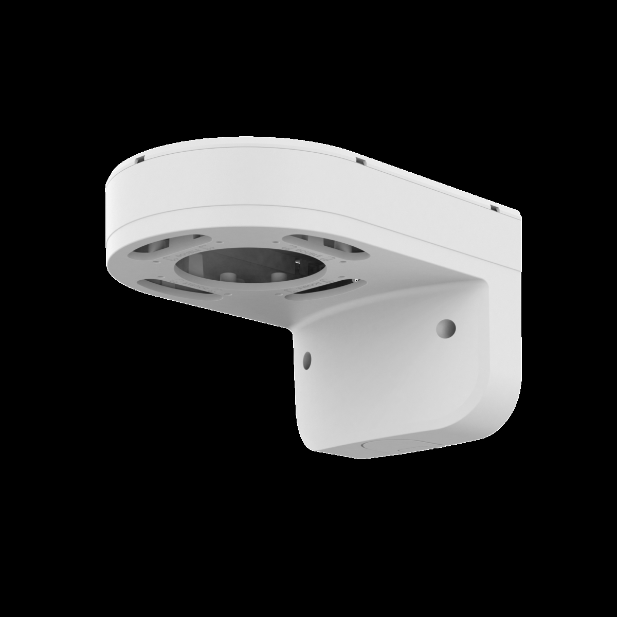 SBP-140WMW Aluminum & Polycarbonate Wall & Pole Mount, White