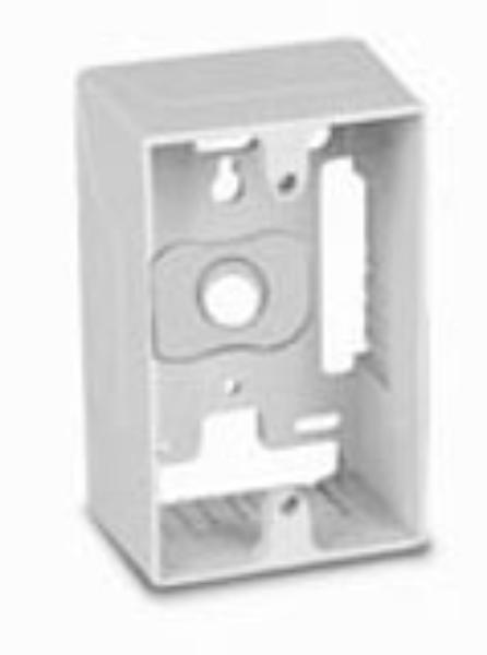 Picture of International Connectors & Cable IC107MRSWH 1-Gang Mounting Box&#44; White