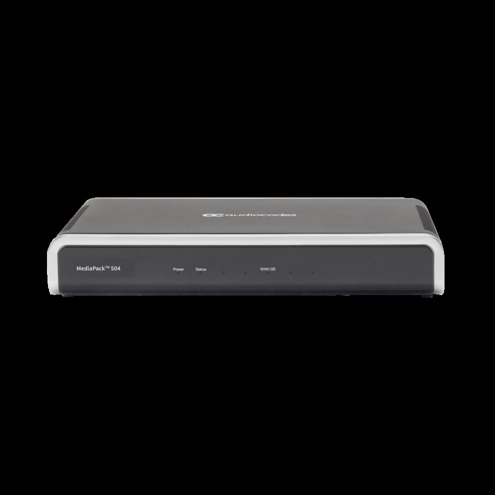 MP504-2S-SIP Mediapack 5XX Analog VoIP Gateway with 2 FXS Voice Interfaces & Software Upgradable Option to 4 FXS