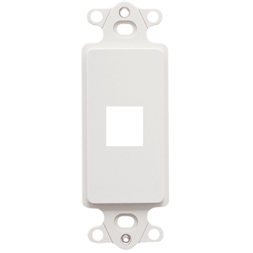 Picture of International Connectors & Cable IC107DI1-WH Decorex 1-Port Insert&#44; White