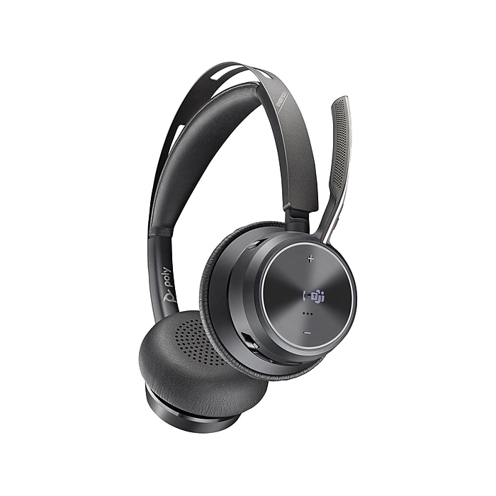 9T9J4AA-AC3 Poly Voyager Focus 2 Microsoft Teams Certified USB-C-C Headset Plus USB-C-A Adapter