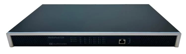MP524-24S-SIP Media Pack 5XX Analog VoIP Gateway with 24 FXS Voice Interfaces via RJ11