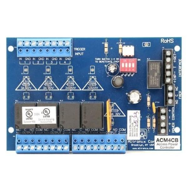 ACM4CB Access Power Controller, PTC Class Relay Outputs, Board