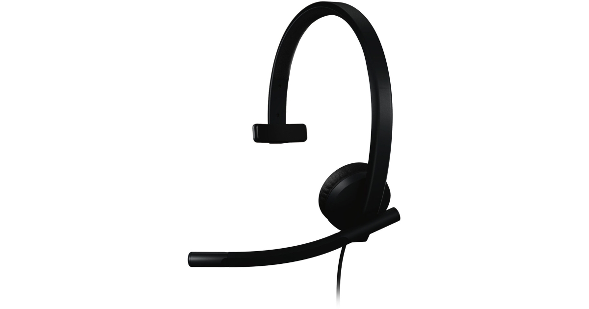 Picture of Logitech 981-001424 H570e USB-A Mono Headset - Black