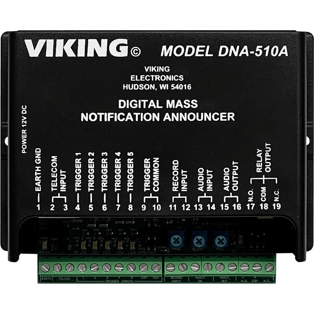 DNA-510A Digital Mass Notification Announcer