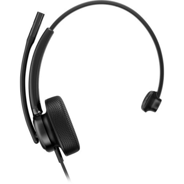 C01B2A6-AC3 Poly Mission 415 Monaural USB Wired Headset - Bulk, WW - Black