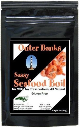 Picture of Julias Southern Foods JP560 3 oz Outer Banks Sassy Seafood Boil&#44; Pack of 6