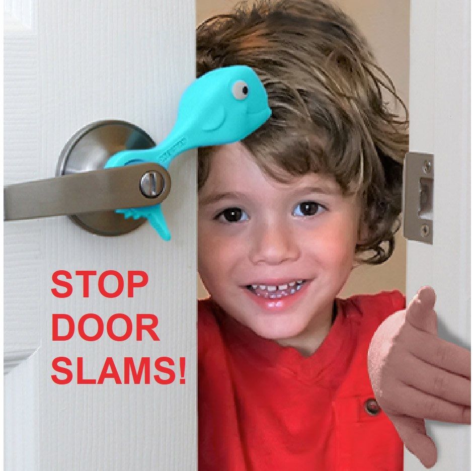 Picture of Safeslam SSWhalBl1u Door Slam Stopper&#44; Blue Whale