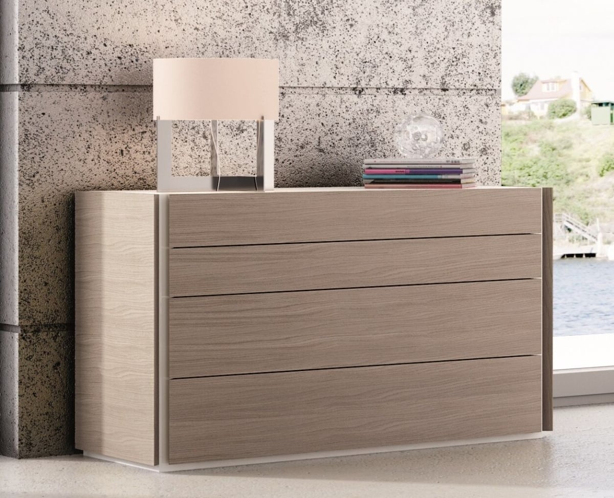 Evora Dresser - Wenge & Light Grey