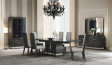 Picture of J & M Furniture 18452-BM 43.5 x 1 x 55 in. Valentina Buffet Mirror - Grey