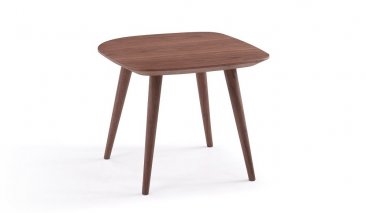 Downtown End Table - Walnut - 19.2 x 23.6 x 23.6 in.