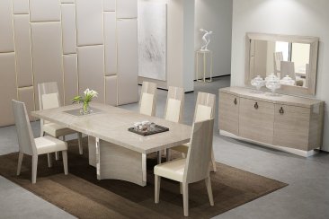 Picture of J & M Furniture 17142-BM 35.5 x 2 x 54.5 in. Giorgio Buffet Mirror - Light Maple