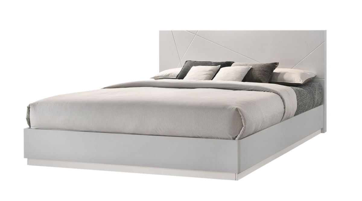 Naples Queen Size Bed, Grey
