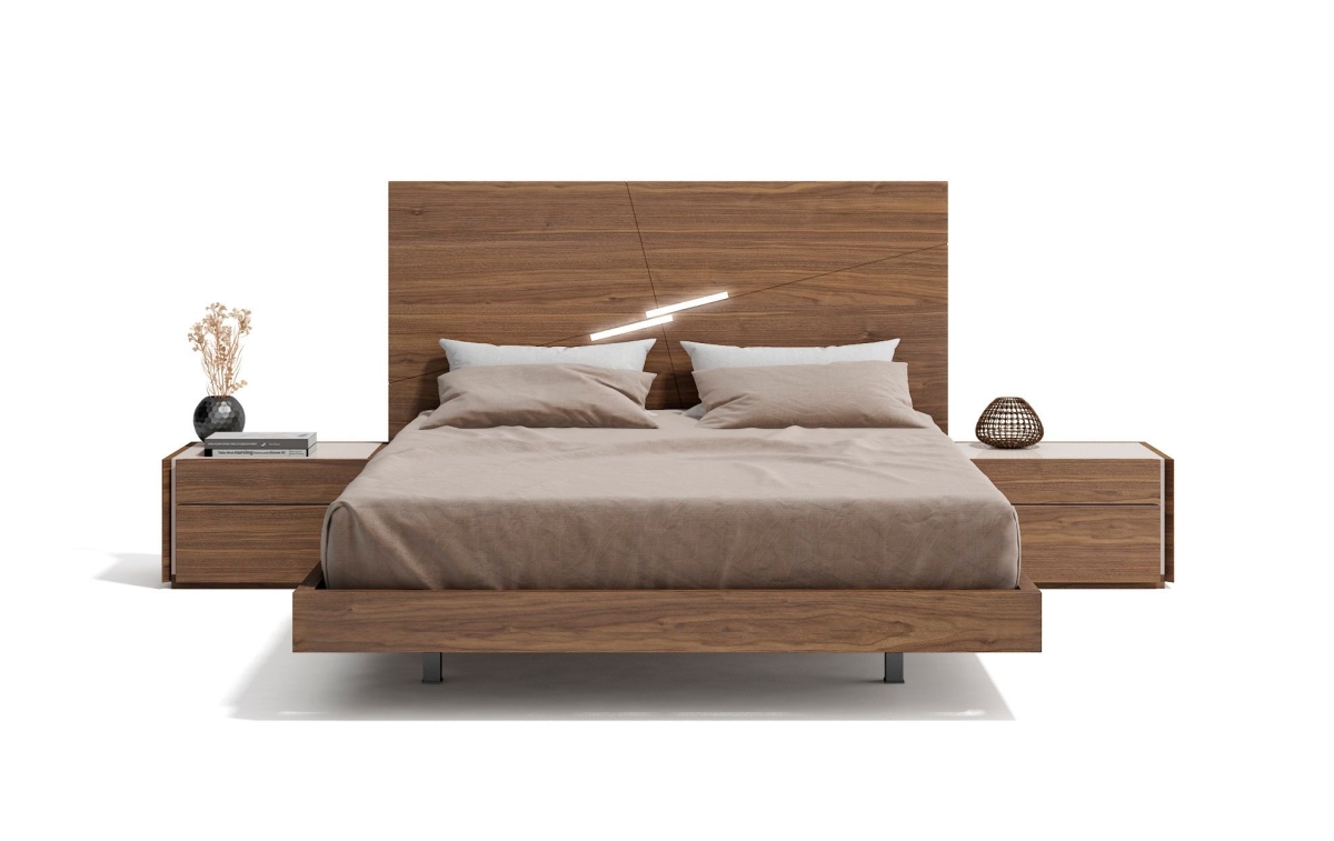 Faro King Size Bed - Walnut