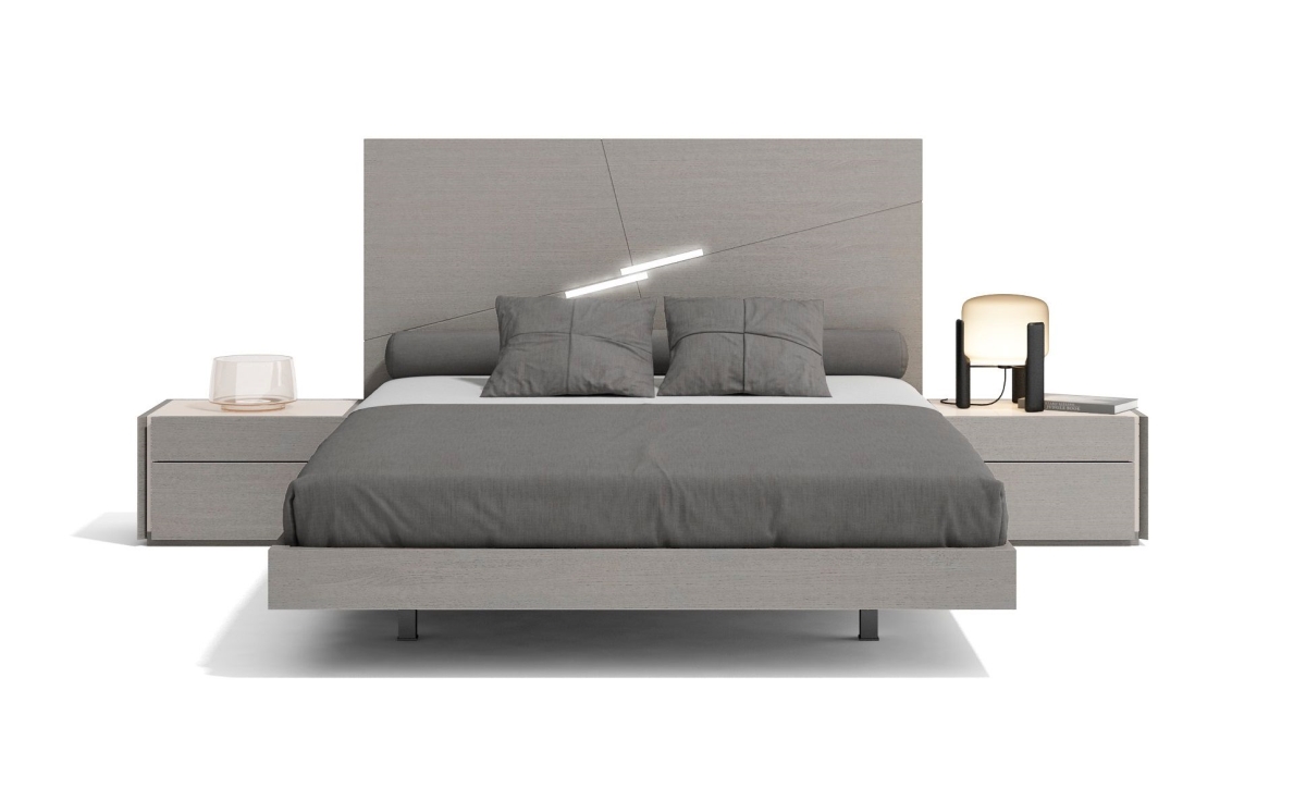 17868-K Faro King Size Bed - Grey