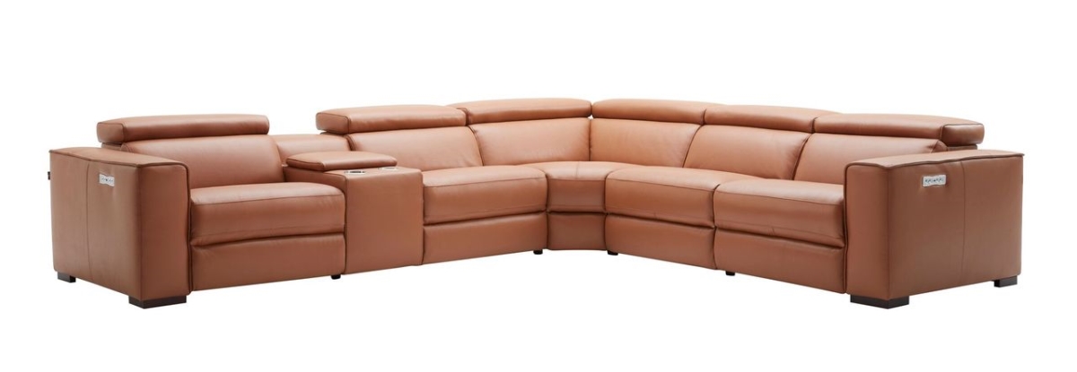 Picasso Motion Sectional Sofa - Caramel