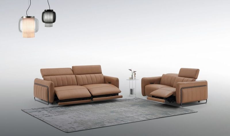 17889-L President Loveseat, Cognag