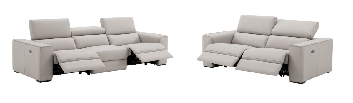 19111-L Picasso Loveseat, Silver Grey