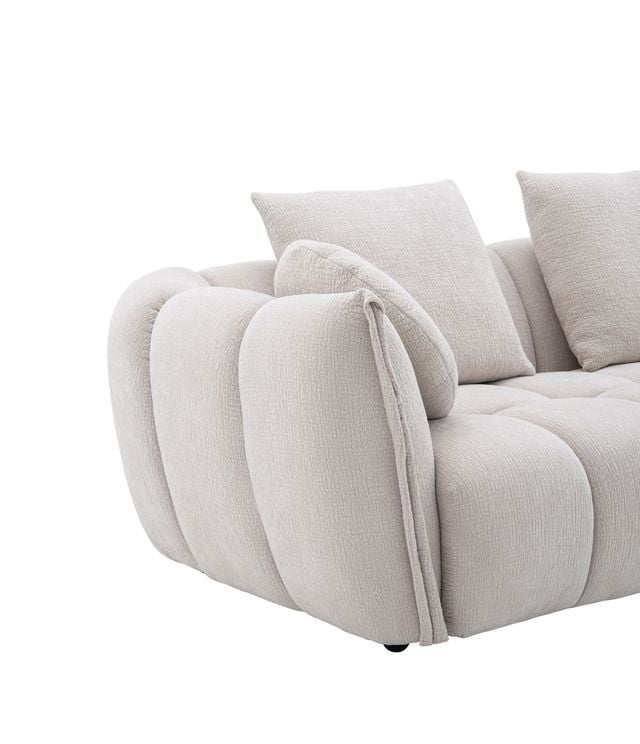 16441-L Lennox Loveseat, Off White