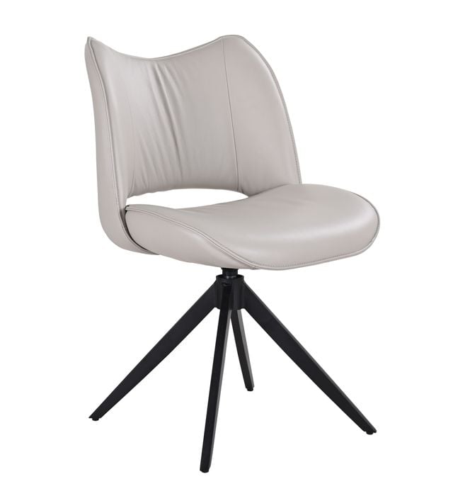 18844-SC E Shiga Swivel Chair, Grey 620