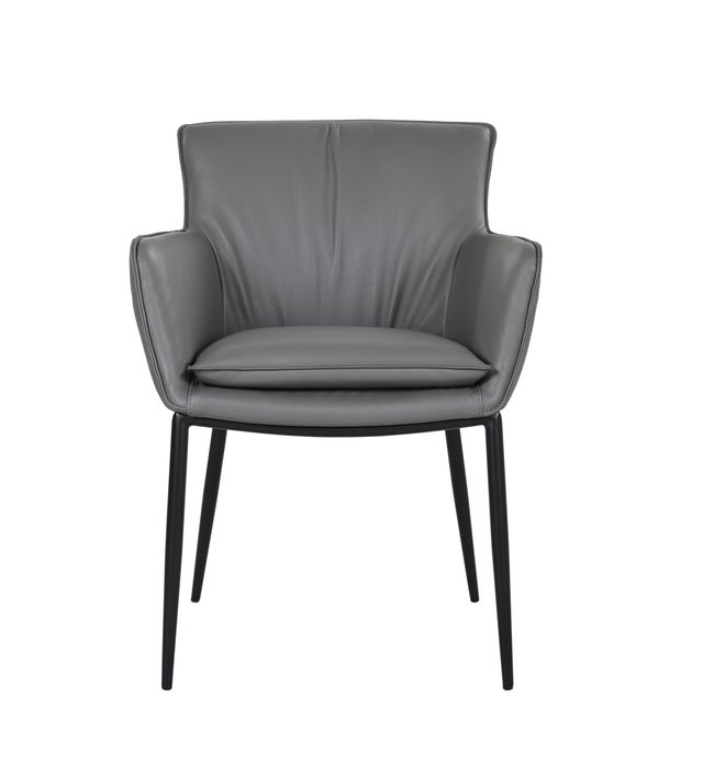 Picture of J&M Furniture 18852-CG E Kani Armchair&#44; Charcoal Grey 801