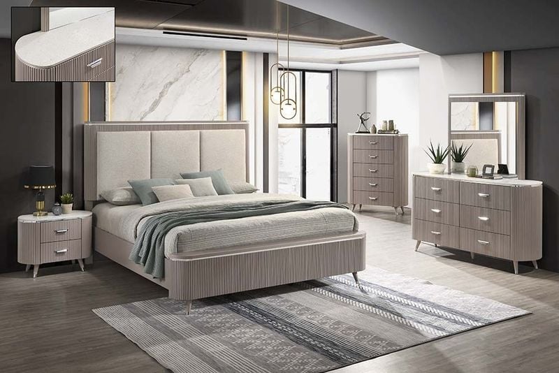 19855-Q Opal Bed - Queen Size