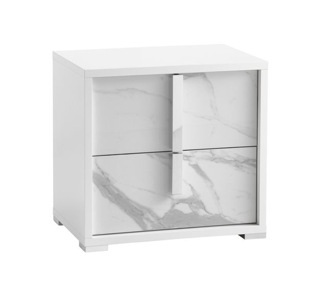 Picture of J&M Furniture 19965-NS Sonia White & Grey Night Stand