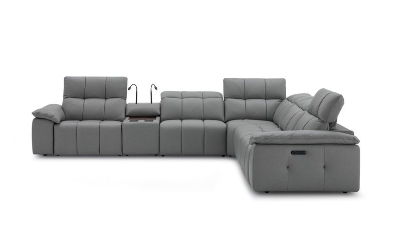 176652-DG Beaumont Sectional Sofa, Dark Gray