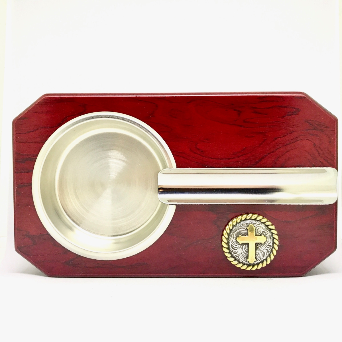 Picture of Cigar Cutters by Jim AT-CR2 Western Cross Cigar Ashtray