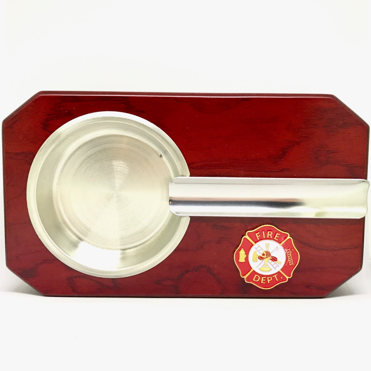 Picture of Cigar Cutters by Jim AT-FMN3 Firemans Cross Cigar Ashtray - Enamel