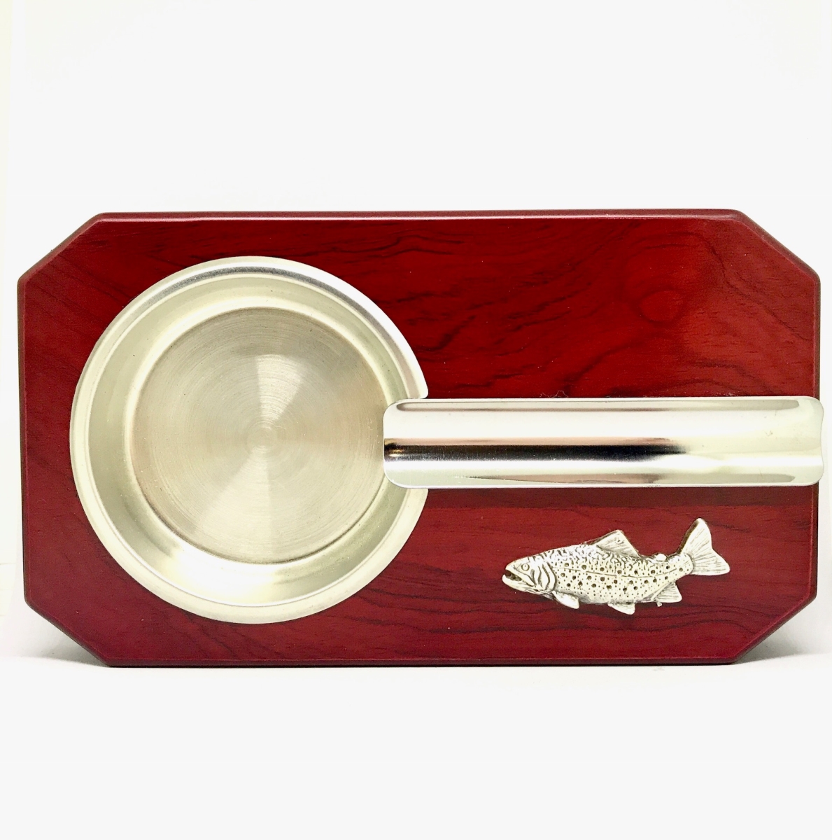 Picture of Cigar Cutters by Jim AT-FSH04 Trout Fishing Cigar Ashtray