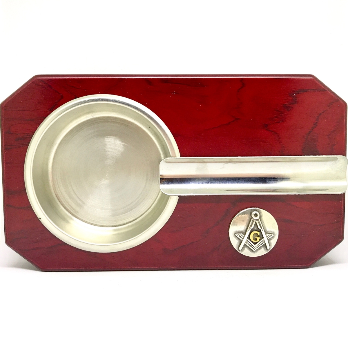 Picture of Cigar Cutters by Jim AT-MSN1 Mason Cigar Ashtray - Metallic