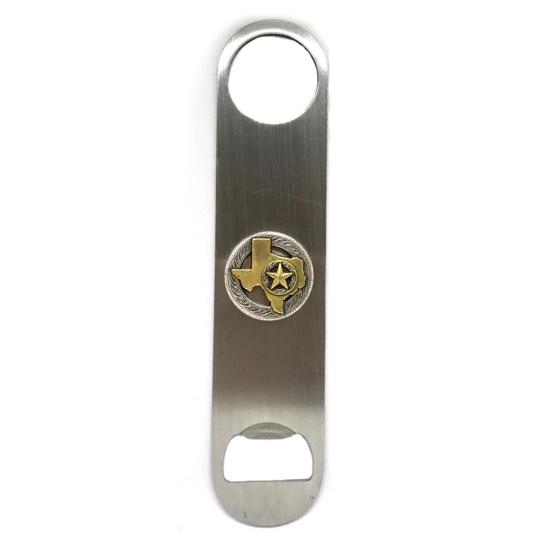 Picture of Cigar Cutters by Jim BO-TEX1 State of Texas Bottle Opener - Two-Tone