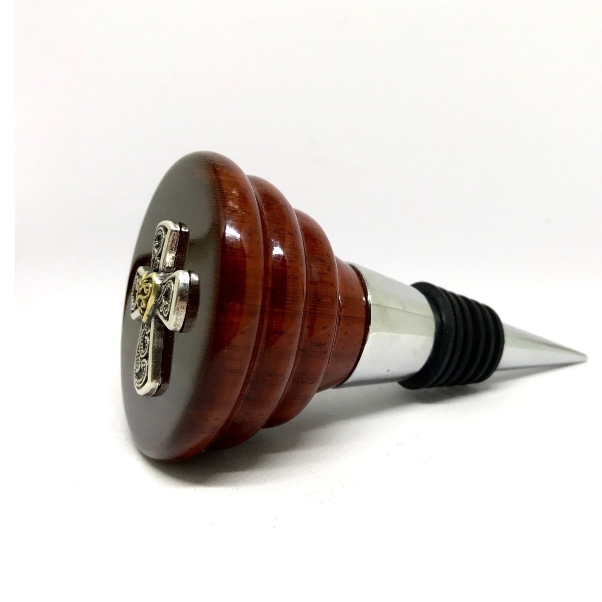 Picture of Cigar Cutters by Jim WS-CR1 Celtic Cross Wine Stopper
