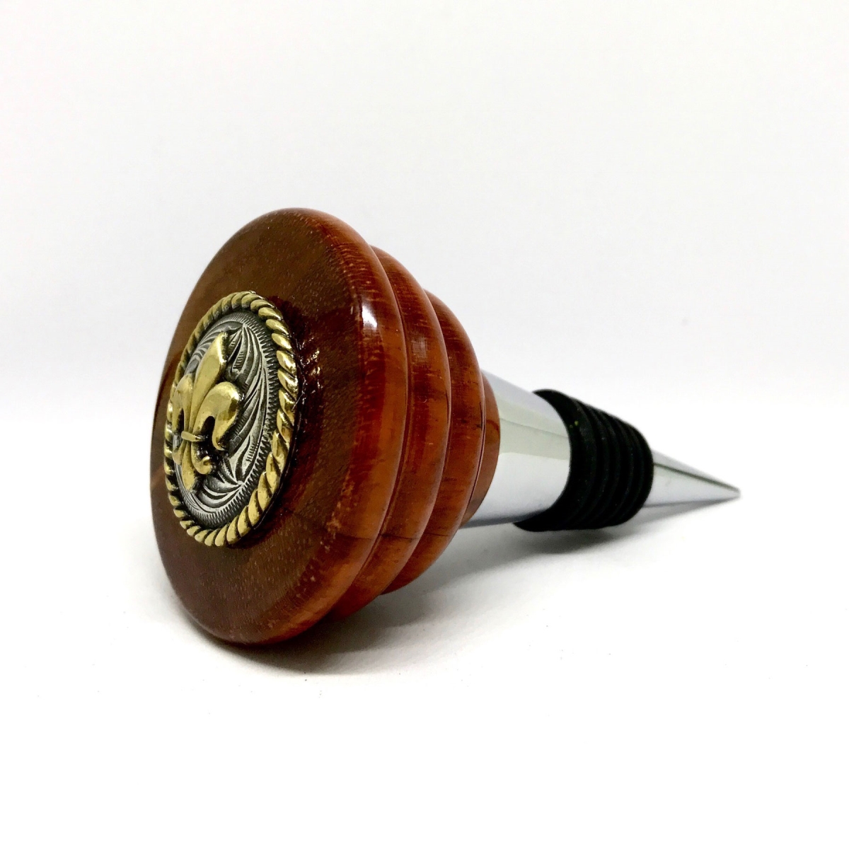 Picture of Cigar Cutters by Jim WS-FLR1 Fleur De Lis Wine Stopper