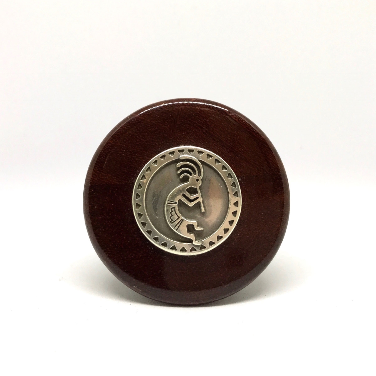 Picture of Cigar Cutters by Jim WS-KOP2 Kokopelli Wine Stopper - Metallic