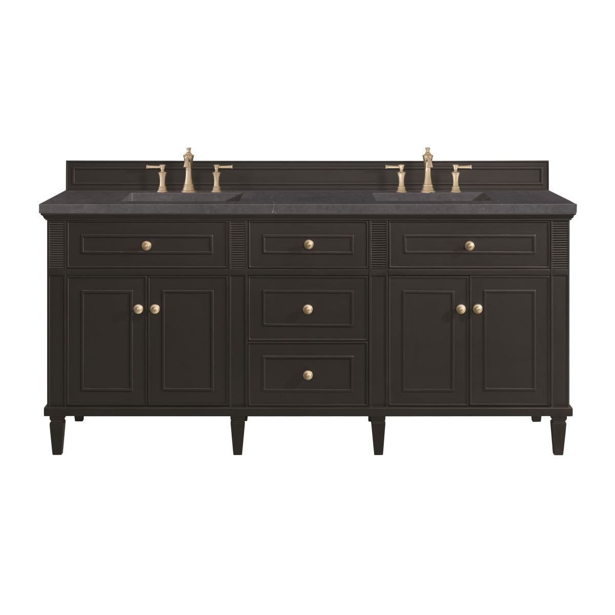 James Martin Vanities 424-V72-BKO-3CSP