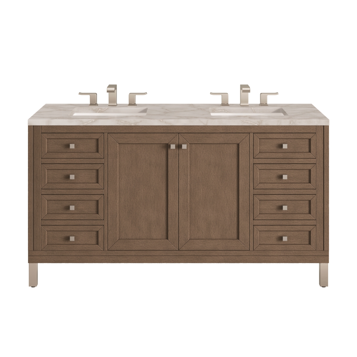 James Martin Vanities 305-V60D-WWW-3VSL