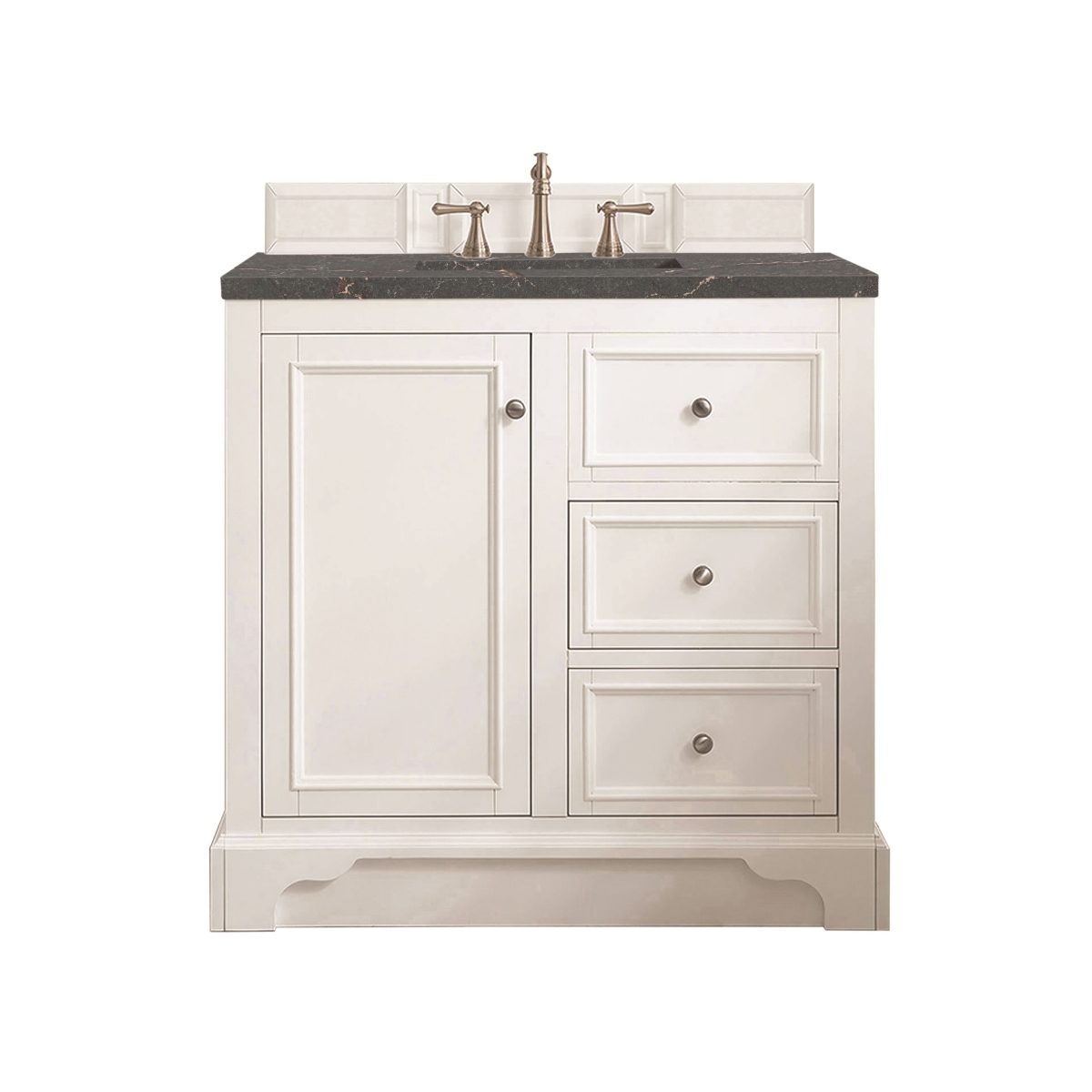 James Martin Vanities 825-V36-BW-3PBL