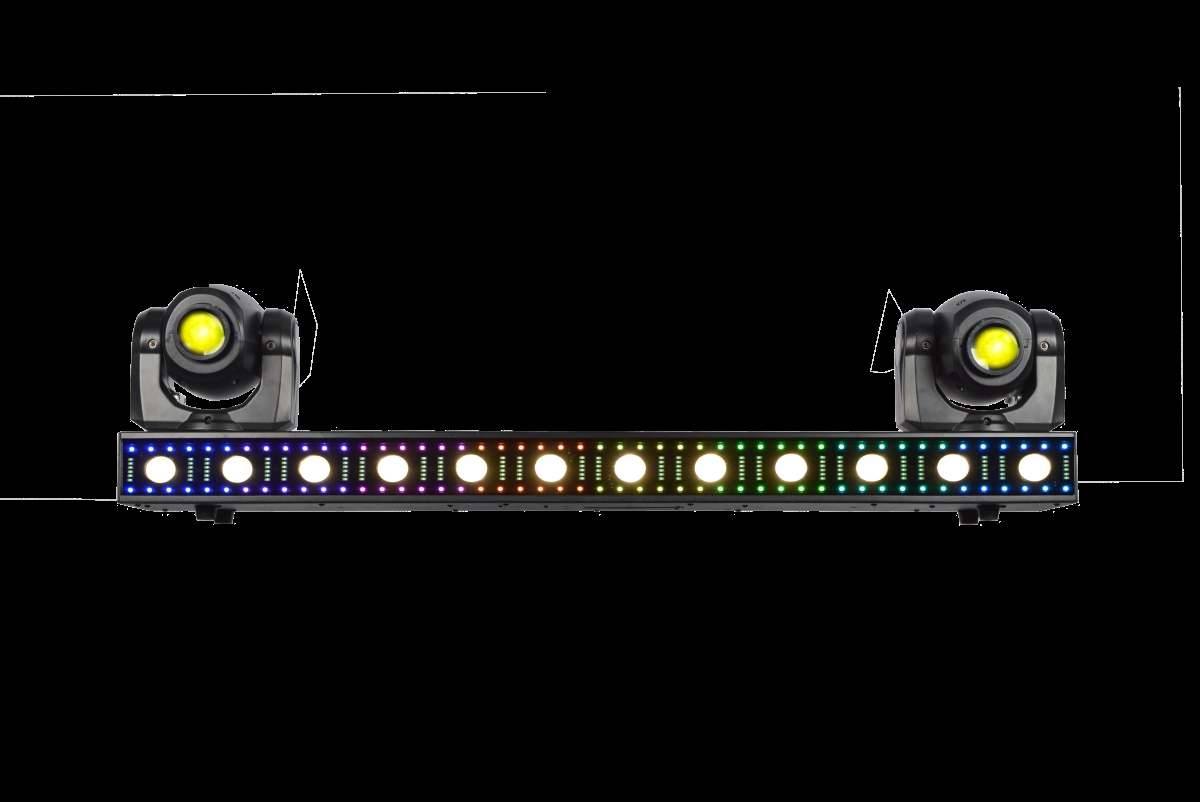 Versa Flex Bar All-In-One Lighting System with 2 Movers & FX Bar