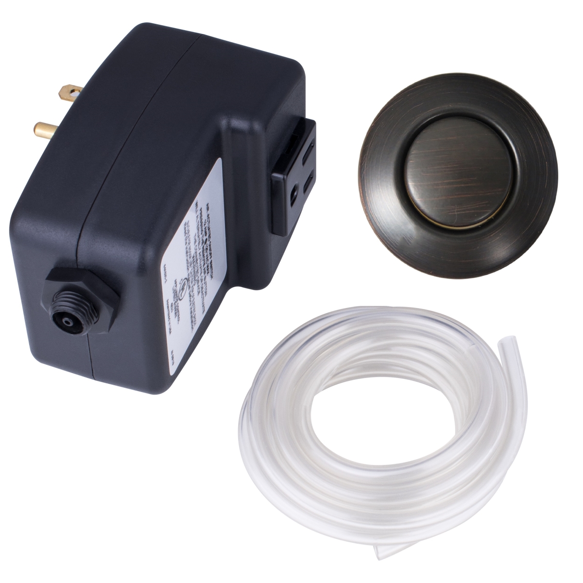 Picture of Mr. Scrappy 20-MSAS-65-ORB Single Outlet Garbage Disposal On & Off Air Switch, Oil-Rubbed Bronze