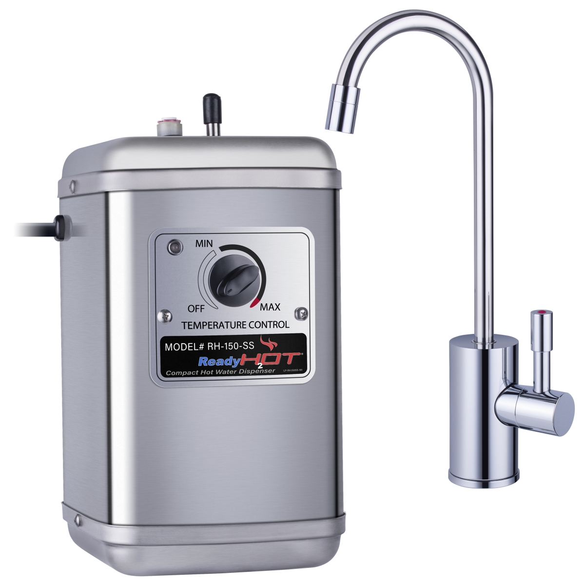 Picture of Ready Hot 41-RH-150-F570-CH 1300W Compact Water Dispenser with Single Handle Faucet, Polished Chrome